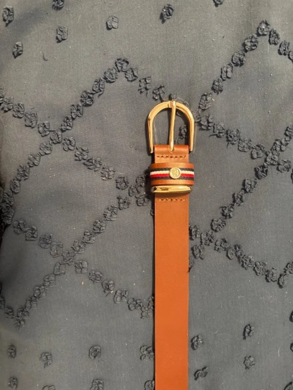 Tommy Hilfiger Brown Leather Belt